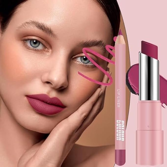 Colour MOISTURIZING TINTED LIP BALM | WATERPROOF LIP STAIN LINER | NON-STICKY WATERPROOF MATTE BALM FOR YOUTH WINTER CARE DAILY MAKEUP MOTHER FRIEND WOMEN - Image 3